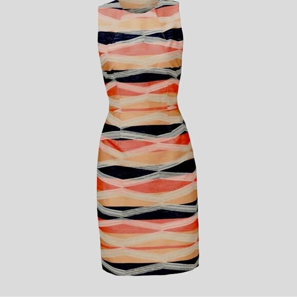 Trina Turk Kurdson Dress Stripe Multicolor Size 2 - Picture 7 of 10